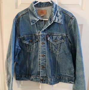 Vintage 80's Levis distressed Tucker Jean's Jacket WPL 423